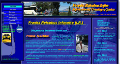 Desktop Screenshot of franks-reisebus-infoseite.de