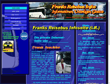 Tablet Screenshot of franks-reisebus-infoseite.de